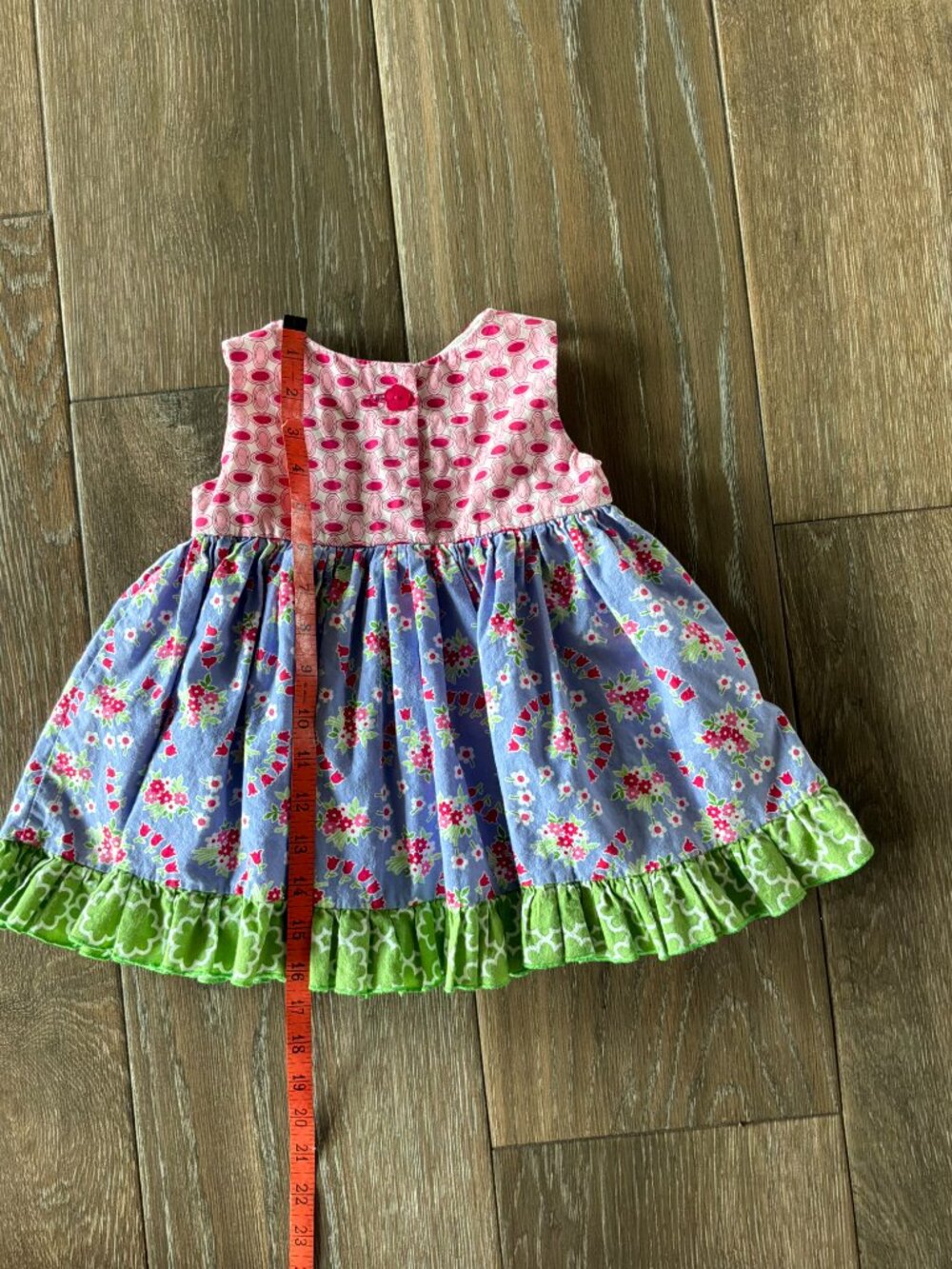 Sweet Petunia clothing 100% cotton whimsical ruffle toddler girls dress size 2 - Picture 4 of 6
